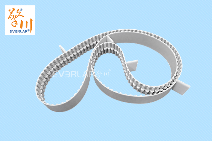 PU同步帶加擋塊耐磨耐油食品級(jí)行業(yè)聚氨酯傳動(dòng)帶廠(chǎng)家定制