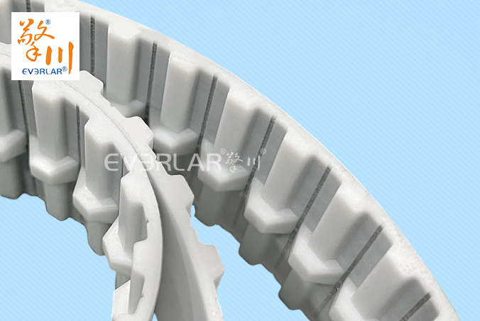 PU同步帶加擋塊耐磨耐油食品級(jí)行業(yè)聚氨酯傳動(dòng)帶廠(chǎng)家定制