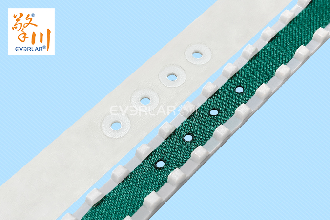 PU同步帶加PU膠綠布打孔開槽精準(zhǔn)傳動防滑包裝機(jī)械聚氨酯工業(yè)皮帶定制