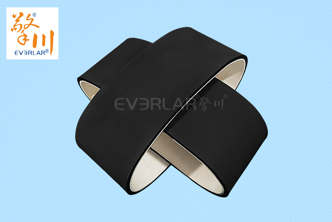 PVC加導(dǎo)條黑色EVA棉輸送帶耐酸堿減震電子行業(yè)精密元件傳輸皮帶定制
