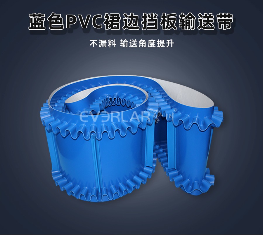 1763607377684818.jpg 藍色PVC輸送帶加裙邊擋板.jpg